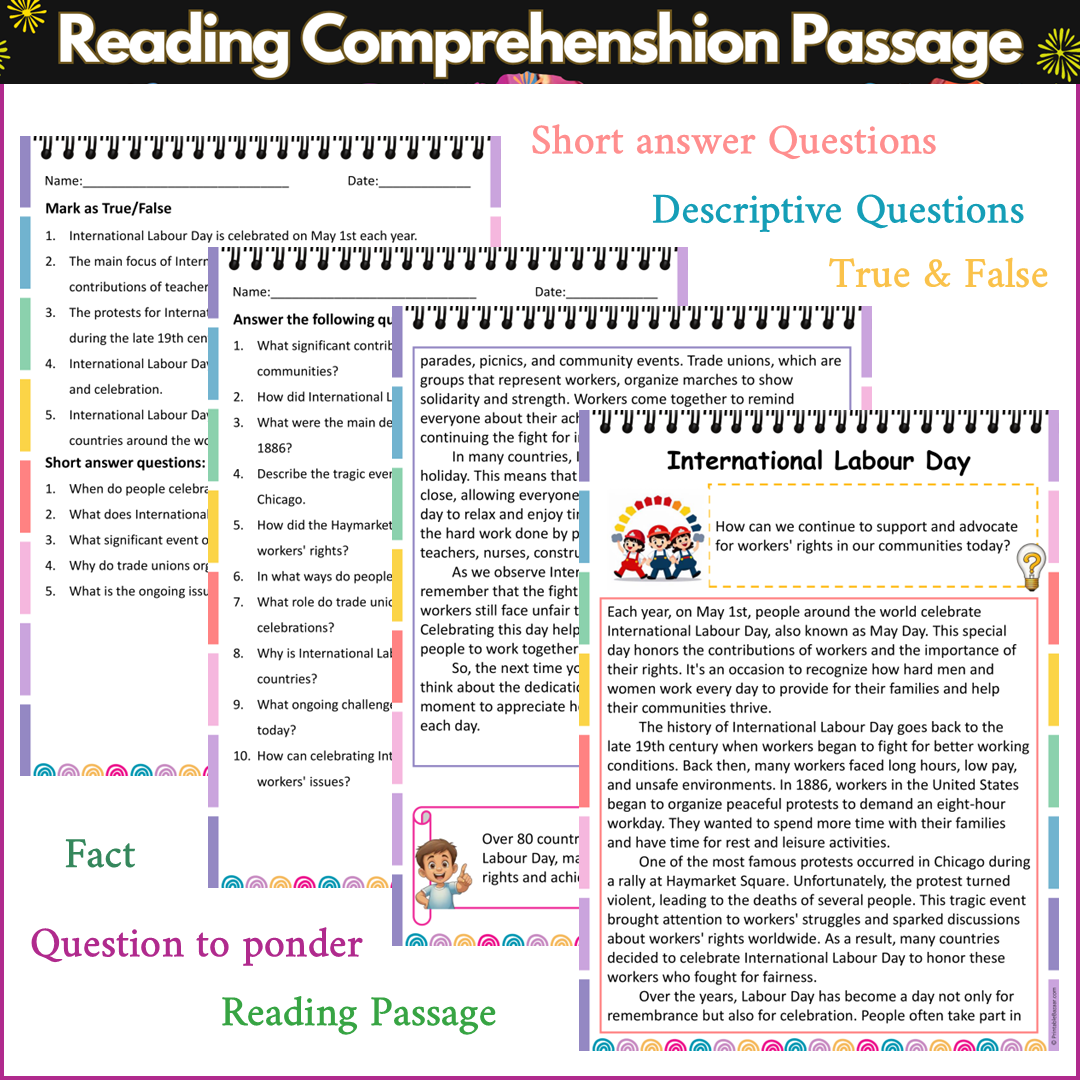 International Labour Day | Reading Comprehension Passage and Questions
