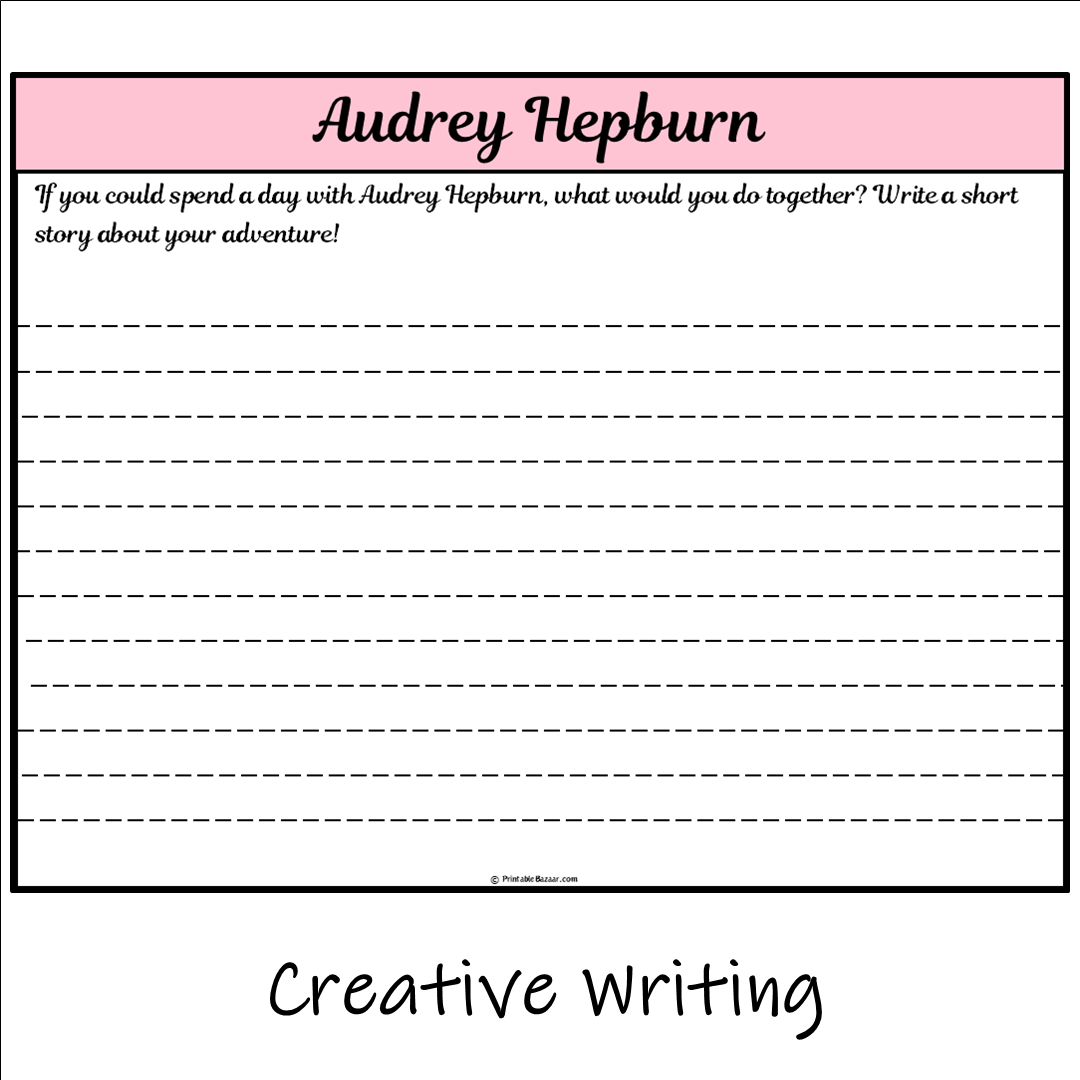 Audrey Hepburn | Main Idea and Supporting Details Reading Passage and Questions