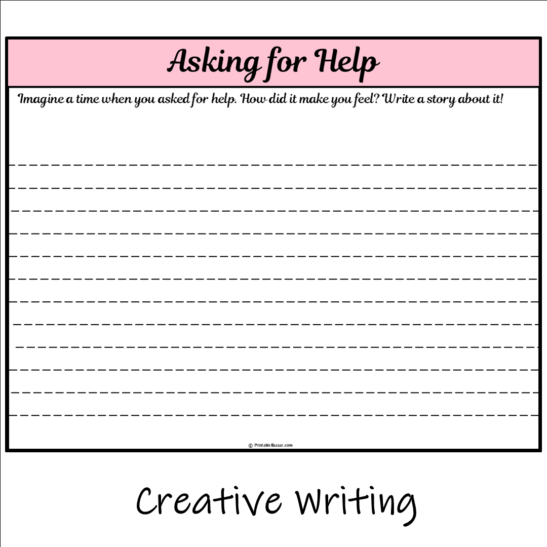 Asking for Help | Main Idea and Supporting Details Reading Passage and Questions