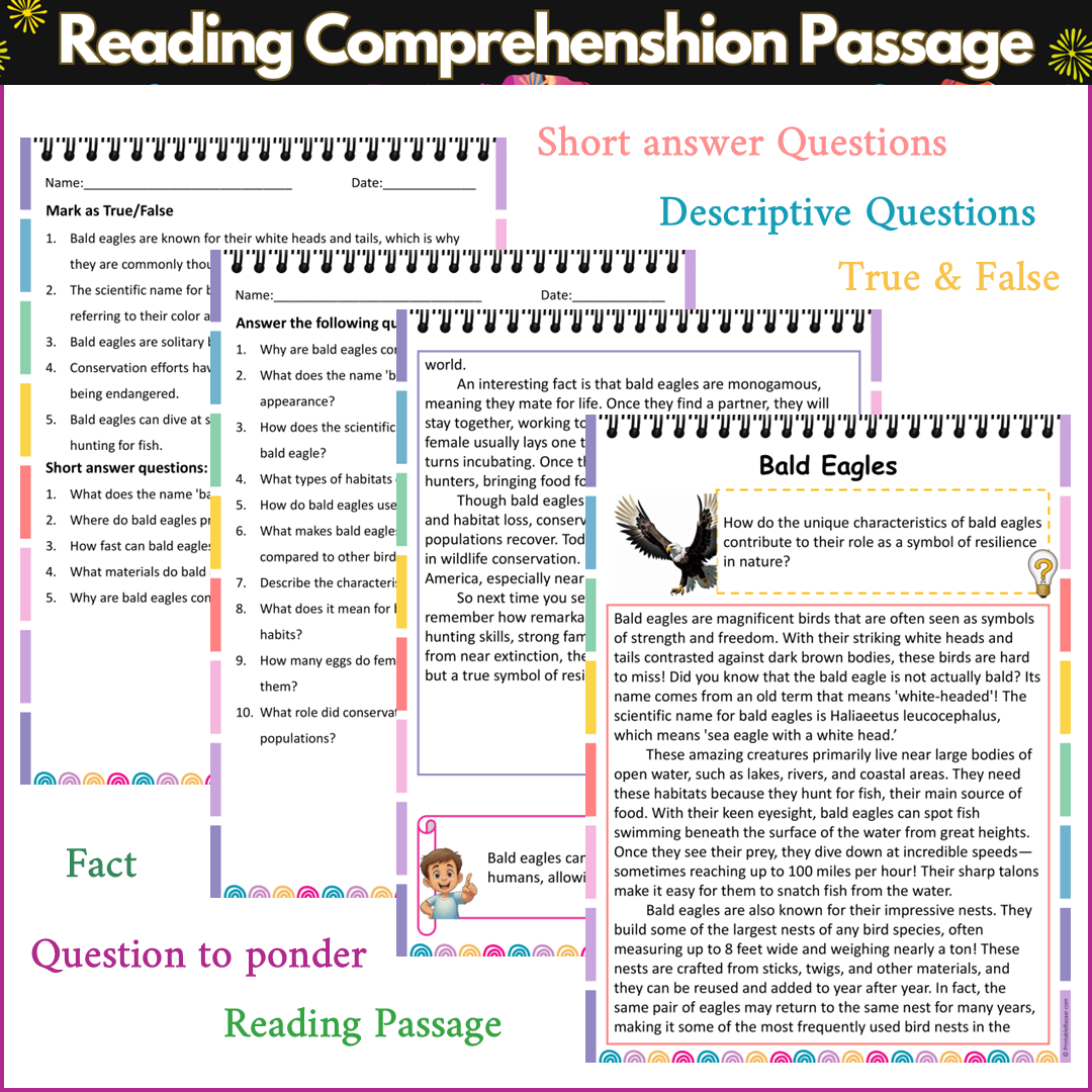 Bald Eagles | Reading Comprehension Passage and Questions