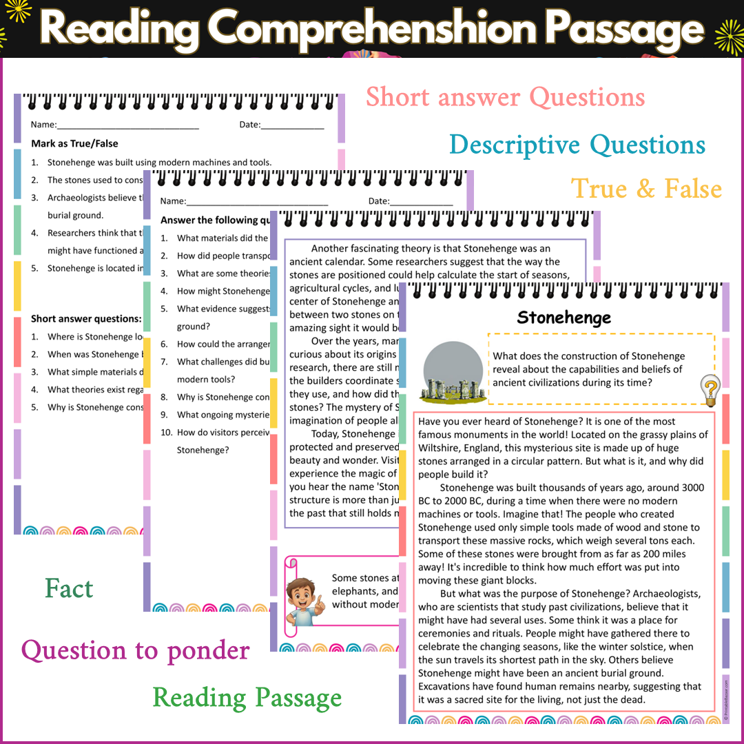 Stonehenge | Reading Comprehension Passage and Questions