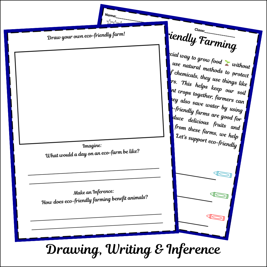 Eco-friendly Farming | Short Reading Comprehension Creative Worksheet