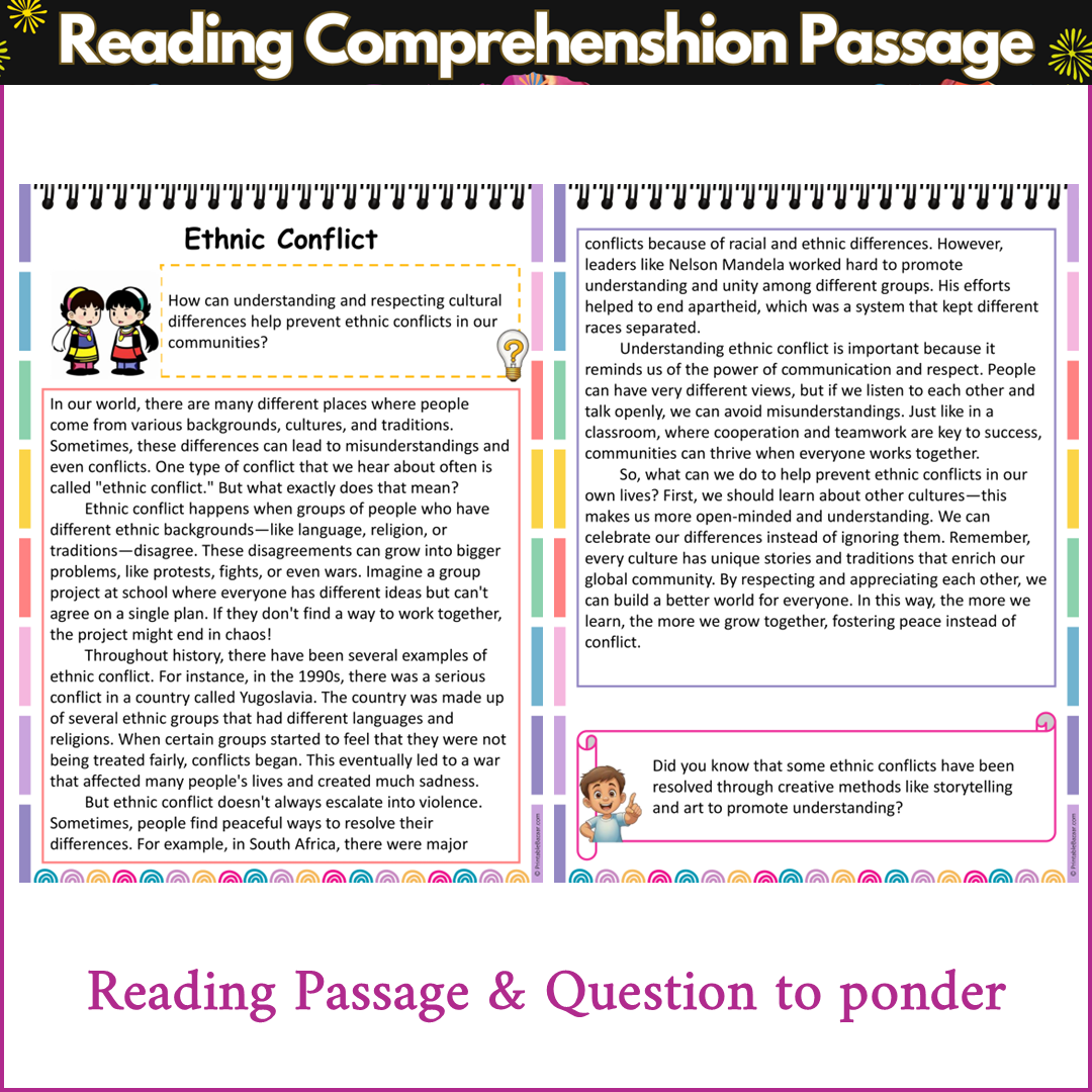 Ethnic Conflict | Reading Comprehension Passage and Questions