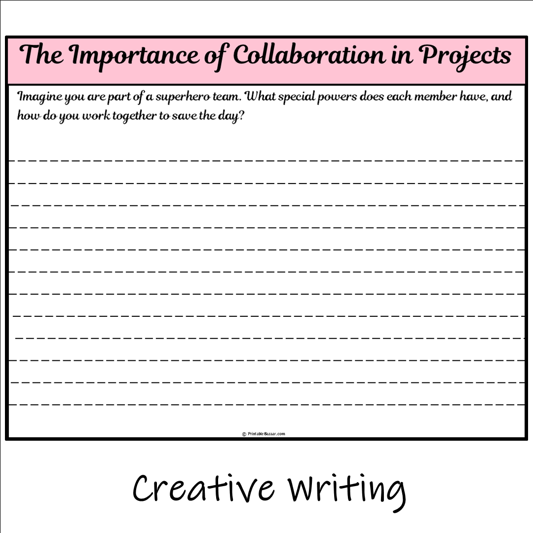 The Importance of Collaboration in Projects | Main Idea and Supporting Details Reading Passage and Questions