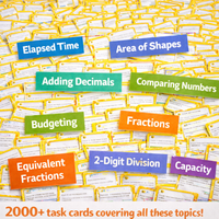 Math Mastery: The Complete Task Card Center (2000+) - Image 4