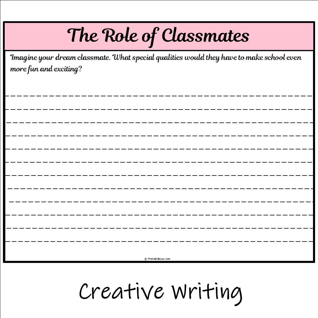 The Role of Classmates | Main Idea and Supporting Details Reading Passage and Questions