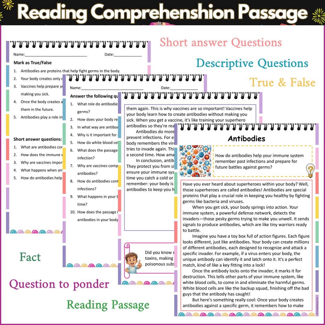 Antibodies | Reading Comprehension Passage and Questions