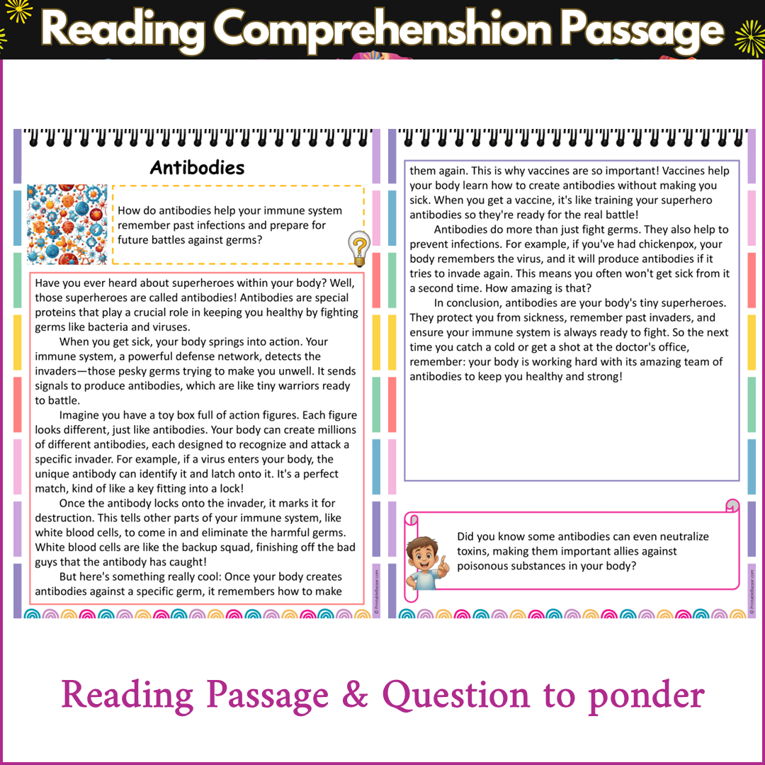 Antibodies | Reading Comprehension Passage and Questions
