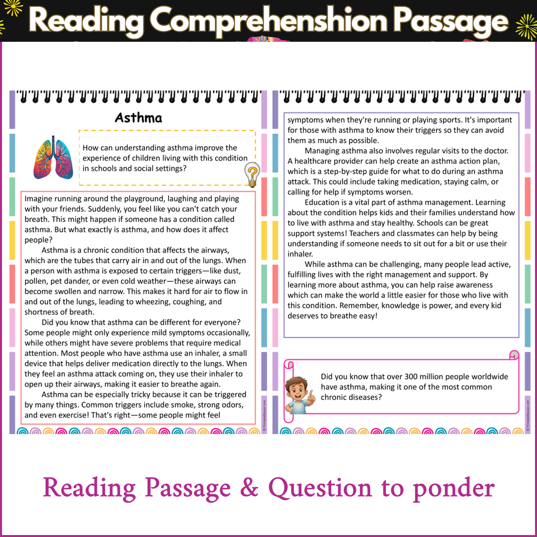 Asthma | Reading Comprehension Passage and Questions