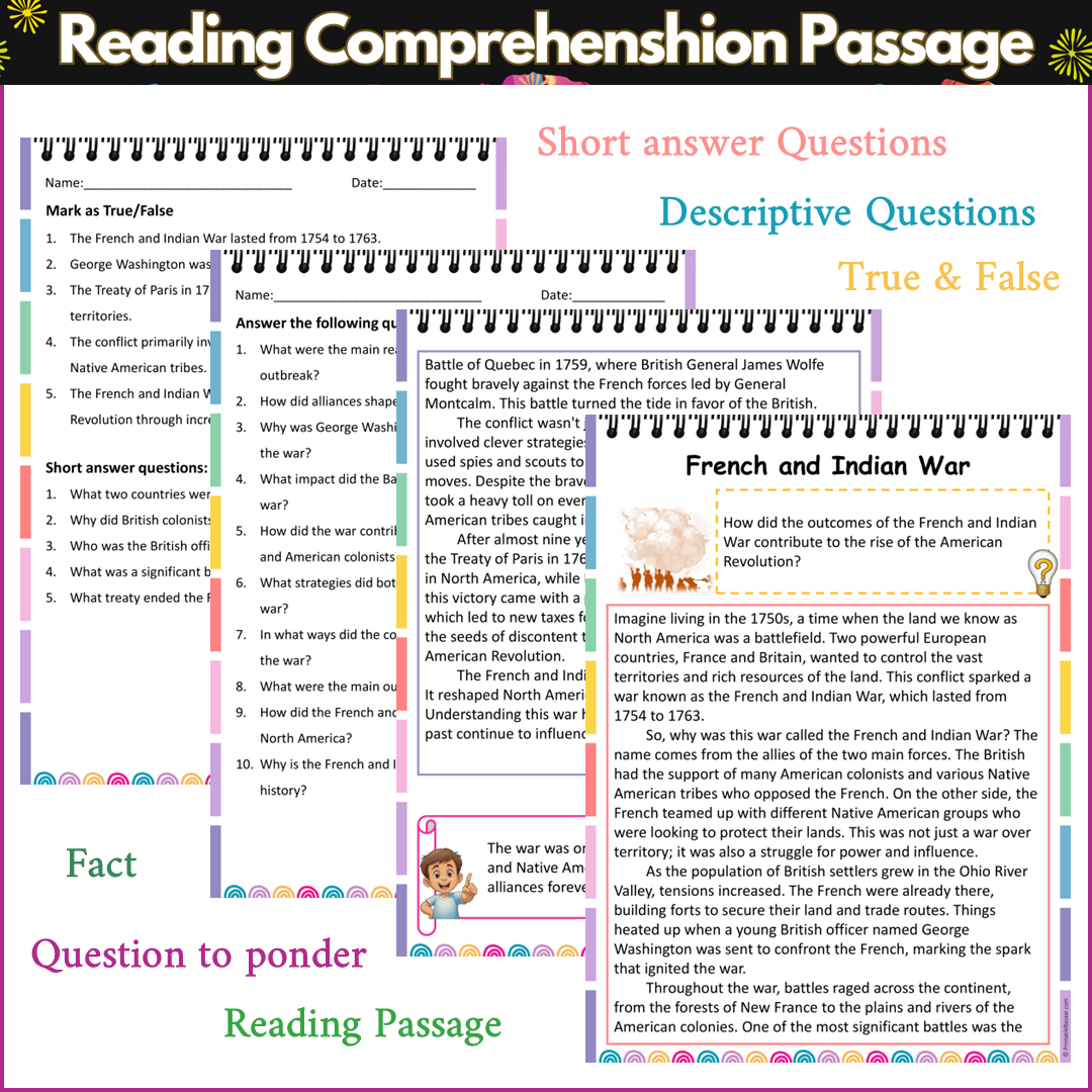 French and Indian War | Reading Comprehension Passage and Questions