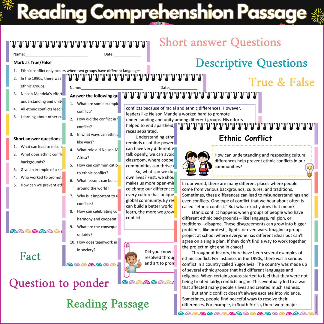 Ethnic Conflict | Reading Comprehension Passage and Questions