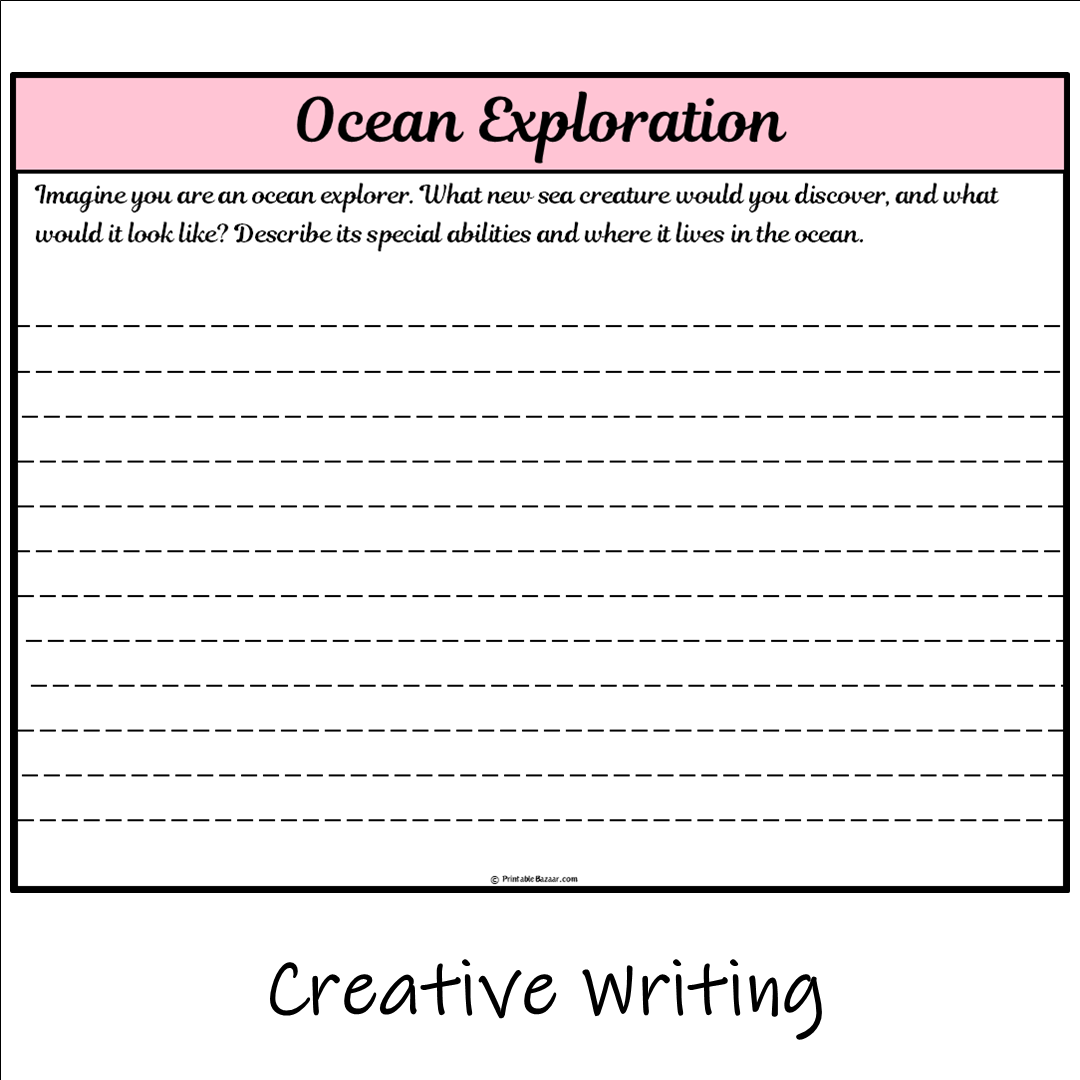 Ocean Exploration | Main Idea and Supporting Details Reading Passage and Questions