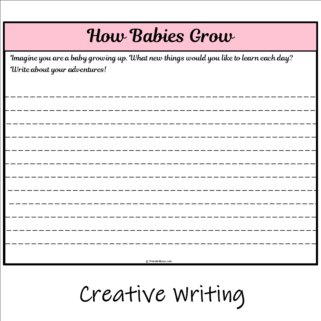 How Babies Grow | Main Idea and Supporting Details Reading Passage and Questions