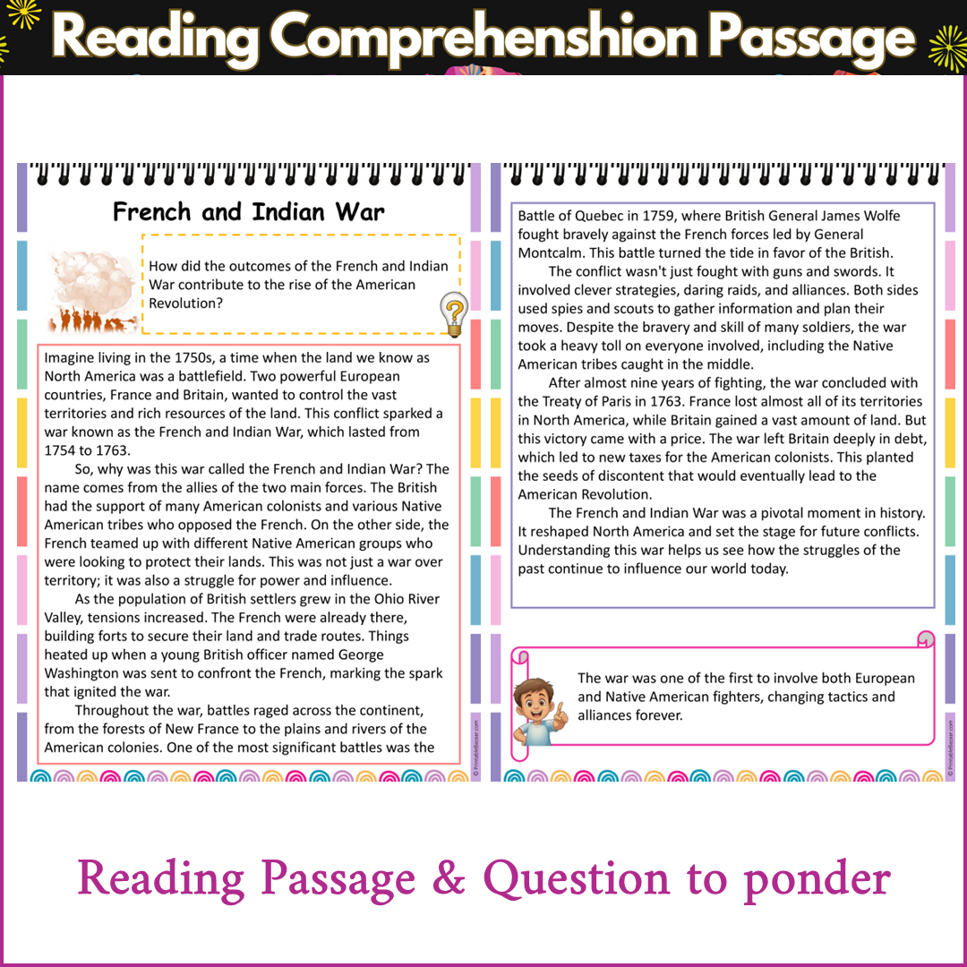 French and Indian War | Reading Comprehension Passage and Questions