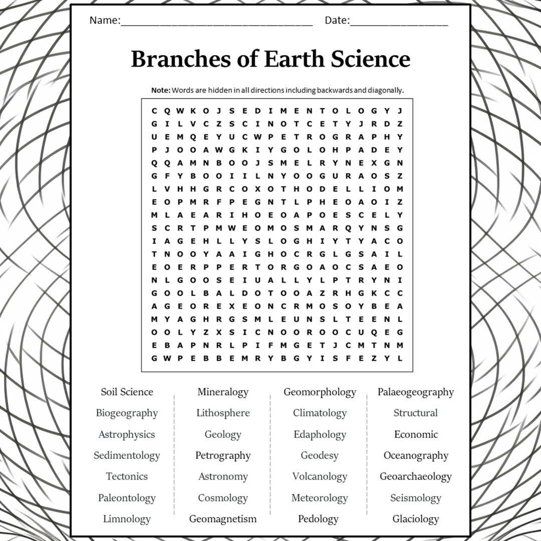 branches-of-earth-science-word-search-puzzle-worksheet-activity-pdf-printablebazaar for Free Printable Earth Science Worksheets Branches Of Earth Science Word Search Puzzle Worksheet Activity PDF – PrintableBazaar for Free Printable Earth Science Worksheets