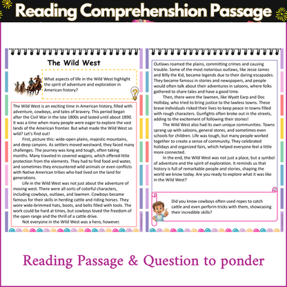 The Wild West | Reading Comprehension Passage and Questions