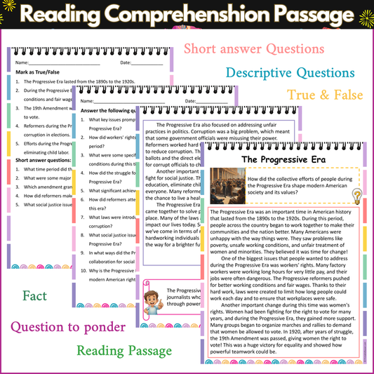 The Progressive Era | Reading Comprehension Passage and Questions