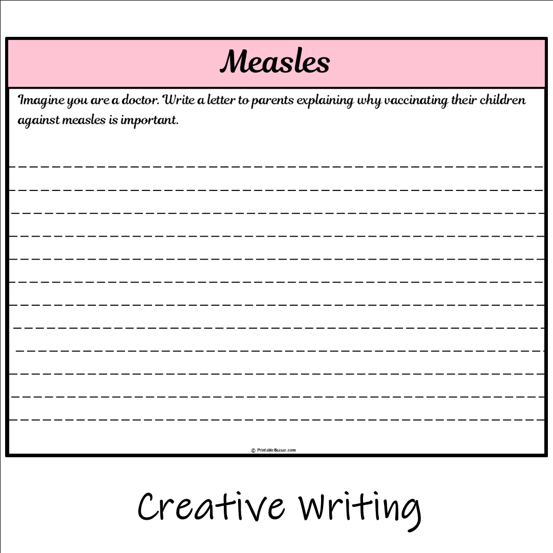 Measles | Main Idea and Supporting Details Reading Passage and Questions