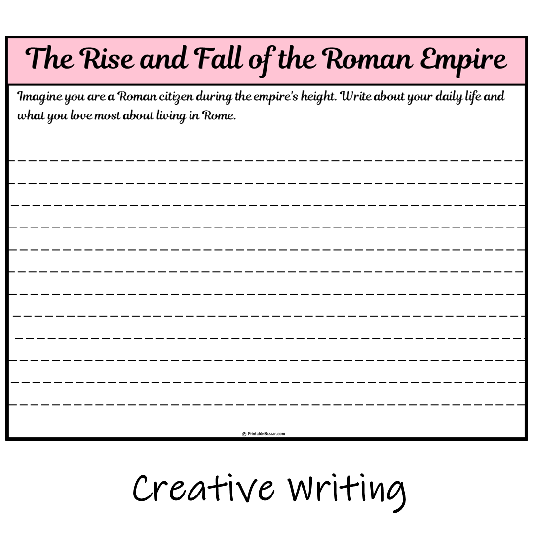 The Rise and Fall of the Roman Empire | Main Idea and Supporting Details Reading Passage and Questions