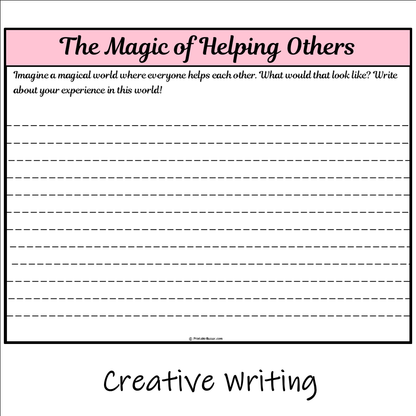 The Magic of Helping Others | Main Idea and Supporting Details Reading Passage and Questions