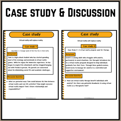 Virtual reality will replace reality | Debate Case Study Worksheet