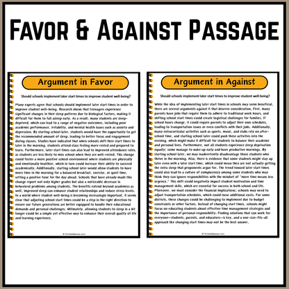 Should schools implement later start times to improve student well-being? | Debate Case Study Worksheet