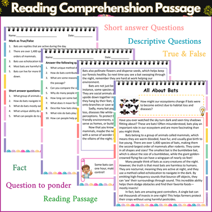 All About Bats | Reading Comprehension Passage and Questions