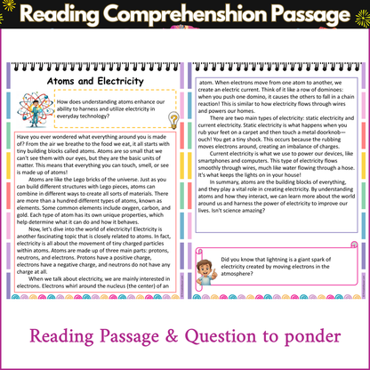 Atoms and Electricity | Reading Comprehension Passage and Questions
