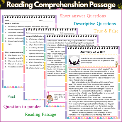 Anatomy of a Bat | Reading Comprehension Passage and Questions