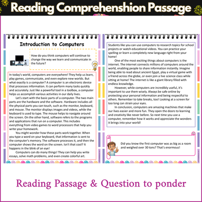 Introduction to Computers | Reading Comprehension Passage and Questions