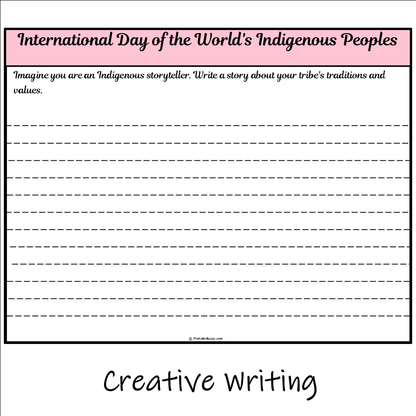 International Day of the World's Indigenous Peoples | Main Idea and Supporting Details Reading Passage and Questions