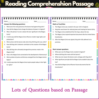 The Magna Carta | Reading Comprehension Passage and Questions