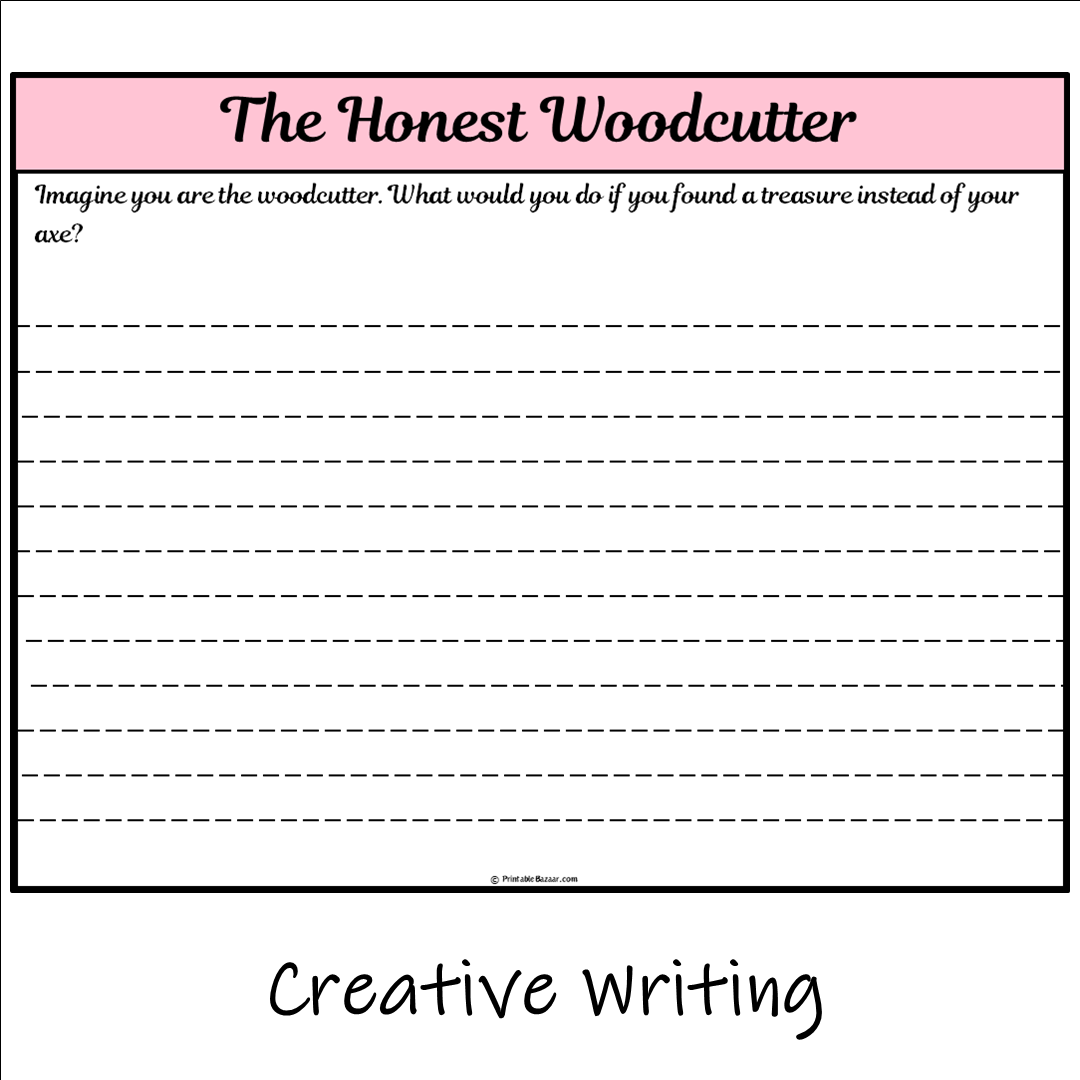 The Honest Woodcutter | Main Idea and Supporting Details Reading Passage and Questions