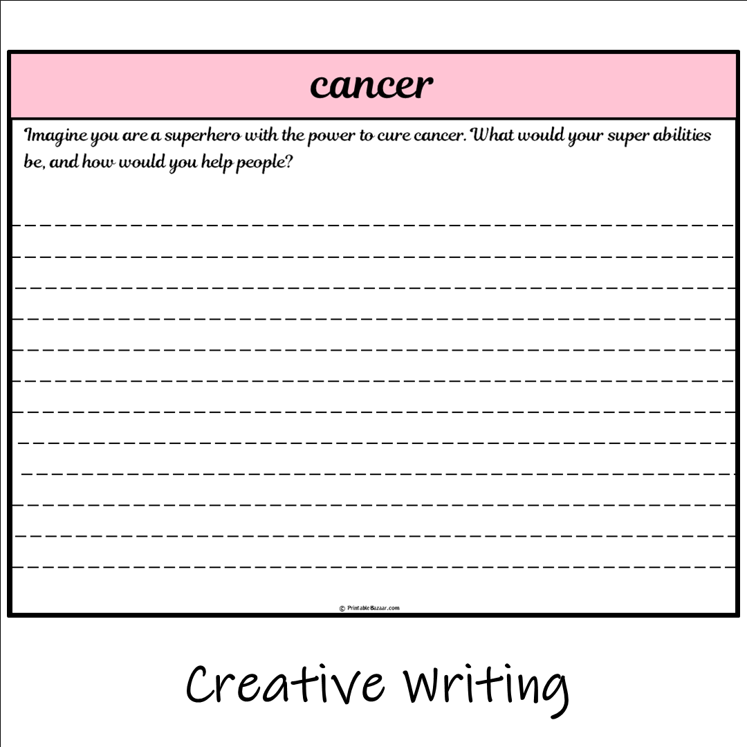 cancer | Main Idea and Supporting Details Reading Passage and Questions