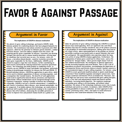 The implications of CRISPR in disease eradication | Debate Case Study Worksheet