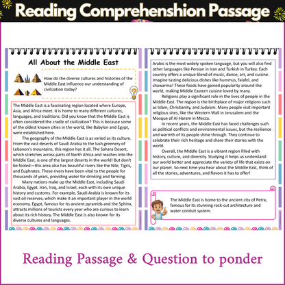 All About the Middle East | Reading Comprehension Passage and Questions