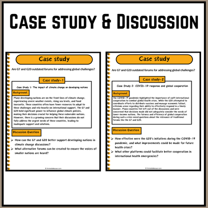 Are G7 and G20 outdated forums for addressing global challenges? | Debate Case Study Worksheet