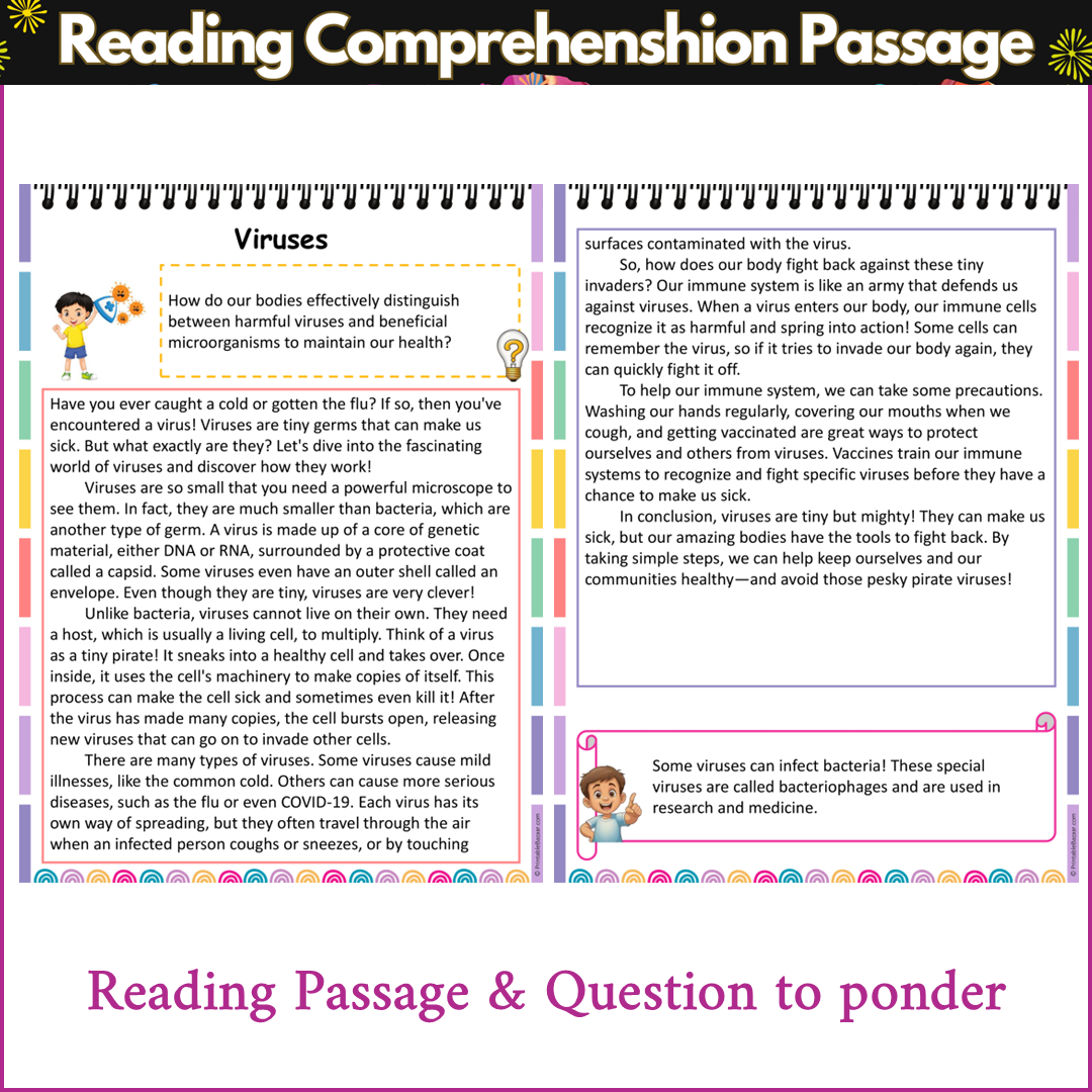 Viruses | Reading Comprehension Passage and Questions