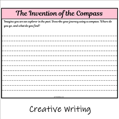 The Invention of the Compass | Main Idea and Supporting Details Reading Passage and Questions