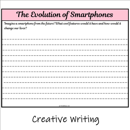 The Evolution of Smartphones | Main Idea and Supporting Details Reading Passage and Questions