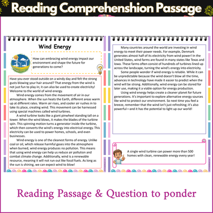 Wind Energy | Reading Comprehension Passage and Questions