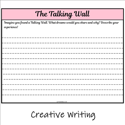 The Talking Wall | Main Idea and Supporting Details Reading Passage and Questions