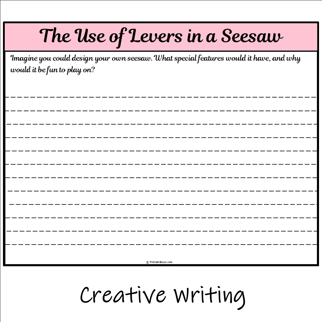 The Use of Levers in a Seesaw | Main Idea and Supporting Details Reading Passage and Questions