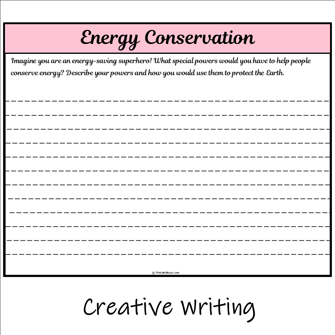 Energy Conservation | Main Idea and Supporting Details Reading Passage and Questions