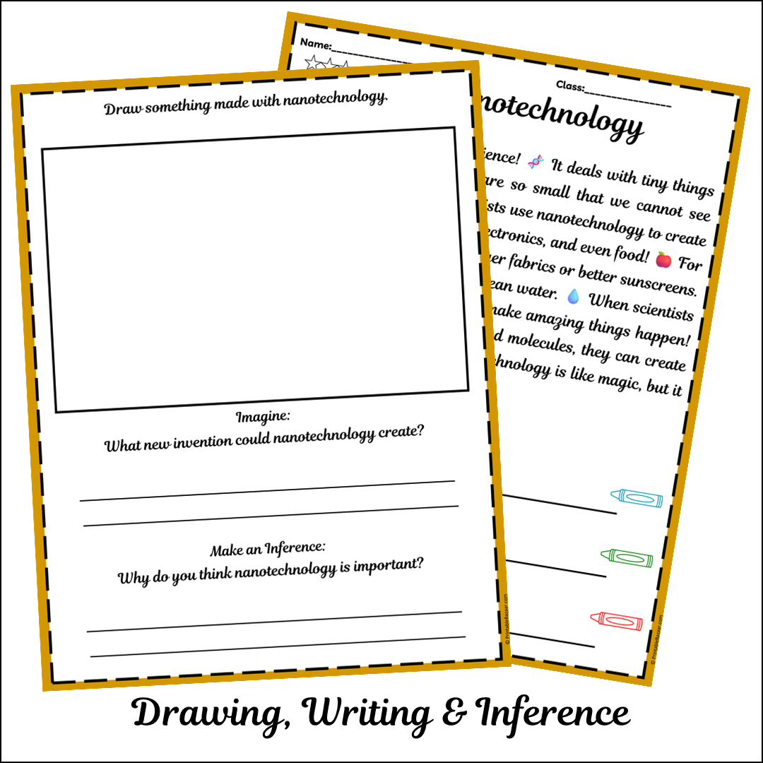 Nanotechnology | Short Reading Comprehension Creative Worksheet