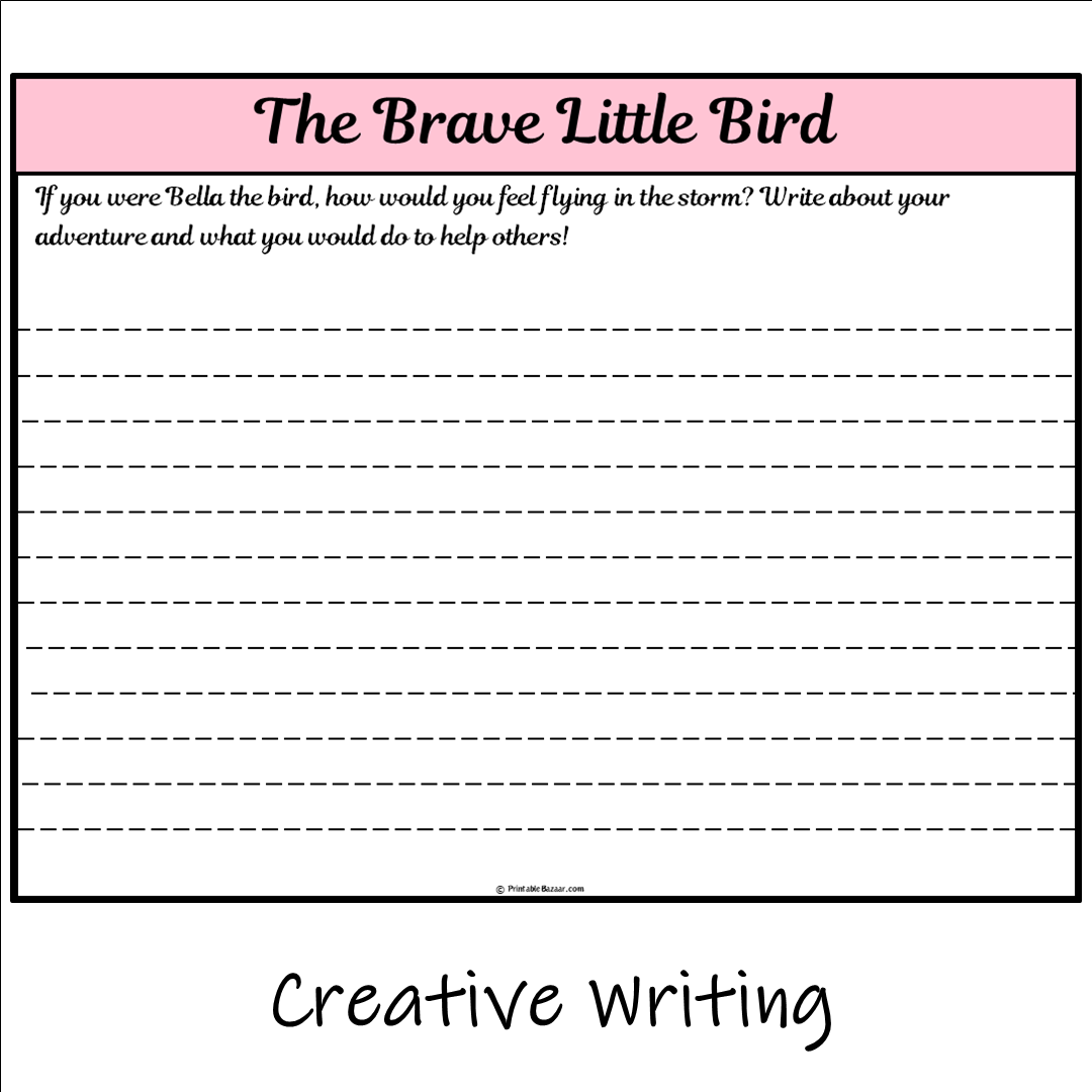 The Brave Little Bird | Main Idea and Supporting Details Reading Passage and Questions