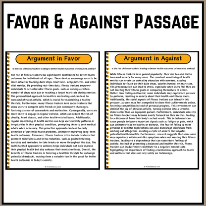 Is the rise of fitness trackers leading to better health outcomes or increased anxiety? | Debate Case Study Worksheet