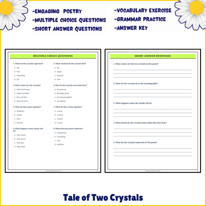 Tale of Two Crystals | Poem Grammar Worksheet Printable Activity