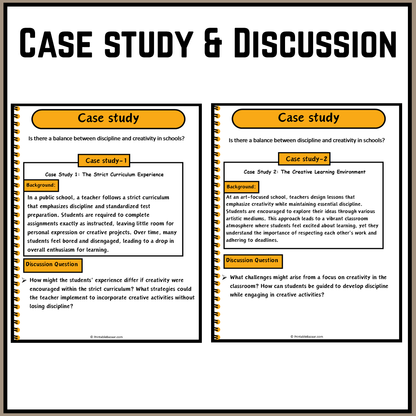 Is there a balance between discipline and creativity in schools? | Debate Case Study Worksheet