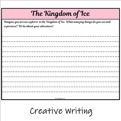 The Kingdom of Ice | Main Idea and Supporting Details Reading Passage and Questions